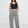 Pantaloni utility a vita media Pantaloni utility a vita media