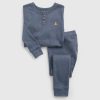 Pigiama Henley in cotone biologico per neonati e bambini piccoli Pigiama Henley in cotone biologico per neonati e bambini piccoli