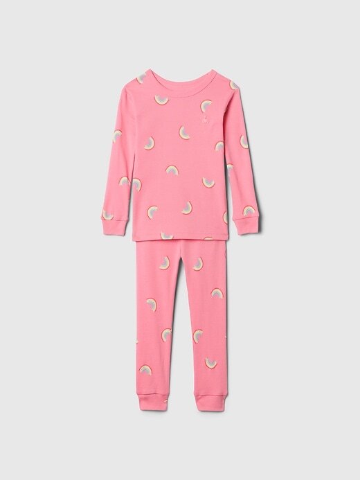 Pigiama in cotone biologico spazzolato per neonati e bambini piccoli Pigiama in cotone biologico spazzolato per neonati e bambini piccoli