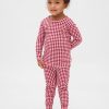 Pigiama in cotone biologico spazzolato per neonati e bambini piccoli Pigiama in cotone biologico spazzolato per neonati e bambini piccoli