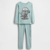 Pigiama in cotone biologico spazzolato Star Wars per neonati e bambini Pigiama in cotone biologico spazzolato Star Wars per neonati e bambini
