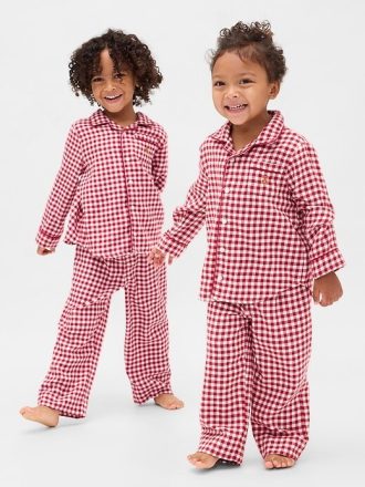 Pigiama in flanella riciclata per neonati e bambini piccoli