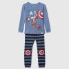 Pigiama Marvel in cotone biologico spazzolato per neonati e bambini piccoli Pigiama Marvel in cotone biologico spazzolato per neonati e bambini piccoli
