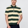 Polo a righe con logo Gap × Malbon