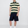 Polo a righe con logo Gap × Malbon