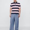 Polo a righe con logo Gap × Malbon