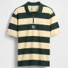 Polo a righe con logo Gap × Malbon
