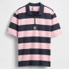 Polo a righe con logo Gap × Malbon