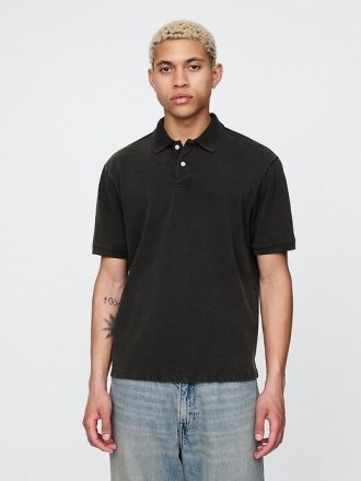 Polo in piquet rilassata