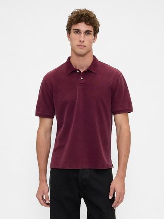 Polo in piquet rilassata
