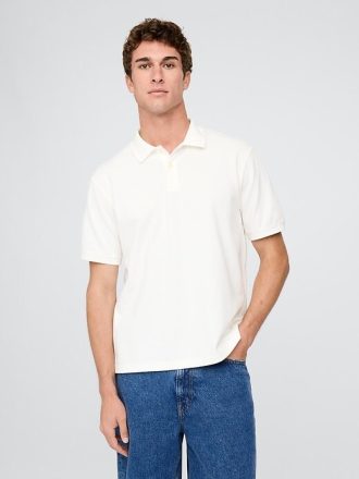 Polo in piquet rilassata