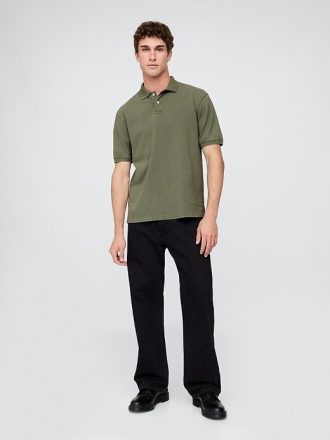 Polo in piquet rilassata