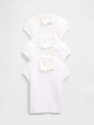 Polo uniforme per bambini (confezione da 3)