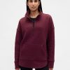Pullover trapuntato jacquard con mezza zip GapFit Pullover trapuntato jacquard con mezza zip GapFit