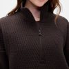 Pullover trapuntato jacquard con mezza zip GapFit Pullover trapuntato jacquard con mezza zip GapFit