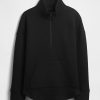 Pullover trapuntato jacquard con mezza zip GapFit Pullover trapuntato jacquard con mezza zip GapFit