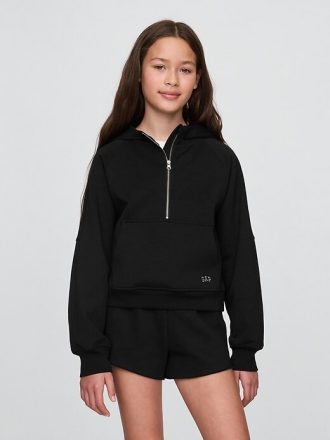 Pullover VintageSoft con mezza zip per bambini