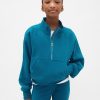 Pullover VintageSoft con mezza zip per bambini