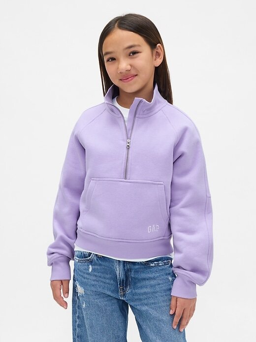 Pullover VintageSoft con mezza zip per bambini Pullover VintageSoft con mezza zip per bambini