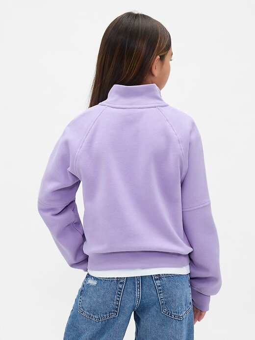 Pullover VintageSoft con mezza zip per bambini Pullover VintageSoft con mezza zip per bambini