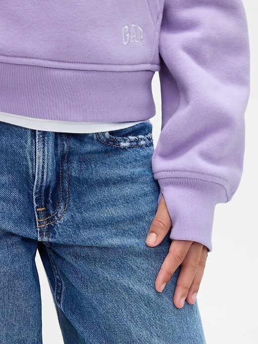 Pullover VintageSoft con mezza zip per bambini Pullover VintageSoft con mezza zip per bambini