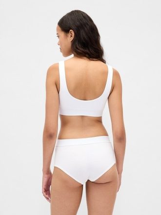 Reggiseno a triangolo con logo Gap in cotone elasticizzato biologico