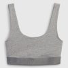 Reggiseno a triangolo con logo Gap in cotone elasticizzato biologico