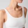Reggiseno a triangolo con logo Gap in cotone elasticizzato biologico