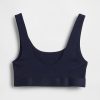 Reggiseno a triangolo con logo Gap in cotone elasticizzato biologico