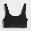 Reggiseno a triangolo con logo Gap in cotone elasticizzato biologico