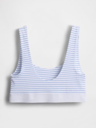 Reggiseno a triangolo con logo Gap in cotone elasticizzato biologico