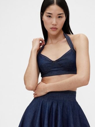 Reggiseno a triangolo in denim GapStudio