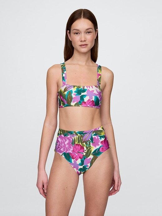 Reggiseno bikini a fascia color block Reggiseno bikini a fascia color block