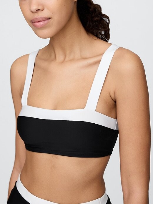 Reggiseno bikini a fascia color block Reggiseno bikini a fascia color block