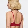 Reggiseno semi-demi senza fodera in pizzo