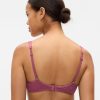 Reggiseno semi-demi senza fodera in pizzo