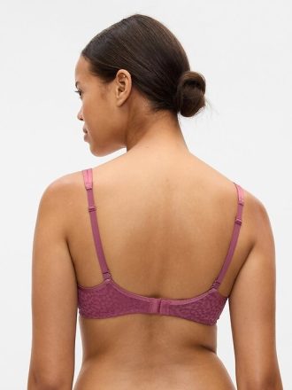 Reggiseno semi-demi senza fodera in pizzo