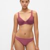 Reggiseno semi-demi senza fodera in pizzo
