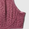 Reggiseno semi-demi senza fodera in pizzo