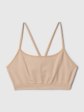 Reggiseno senza cuciture con schiena incrociata