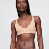 Reggiseno senza fodera in cotone elasticizzato biologico