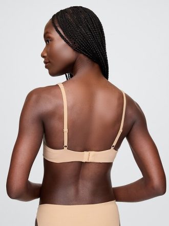 Reggiseno senza fodera in cotone elasticizzato biologico