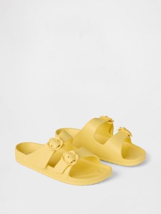 Sandali con fibbia a forma di fiore in EVA per bambini