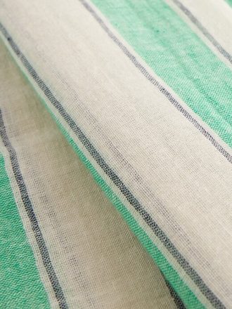 Sarong a righe in lino e cotone