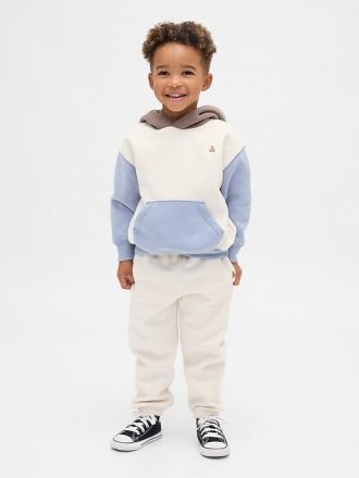 Set con cappuccio color block VintageSoft per neonati e bambini