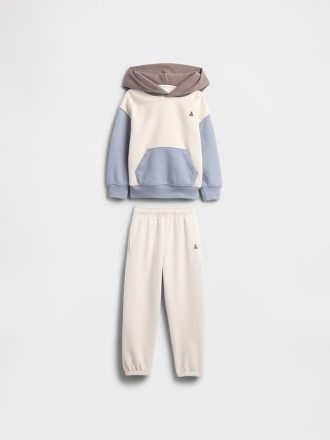 Set con cappuccio color block VintageSoft per neonati e bambini