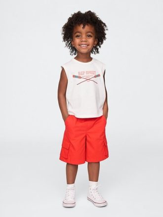 Set di abbigliamento sportivo con logo per neonati e bambini piccoli