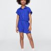 Set di abiti in garza stropicciata per bambini Set di abiti in garza stropicciata per bambini