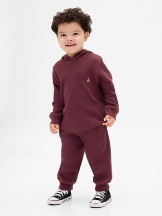 Set di vestiti a nido d’ape per neonati e bambini piccoli