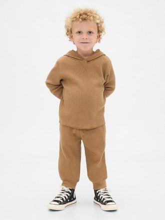 Set di vestiti a nido d’ape per neonati e bambini piccoli